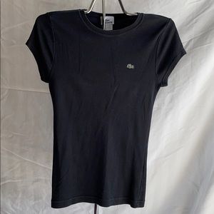 Lacoste Black T-shirt Size 38